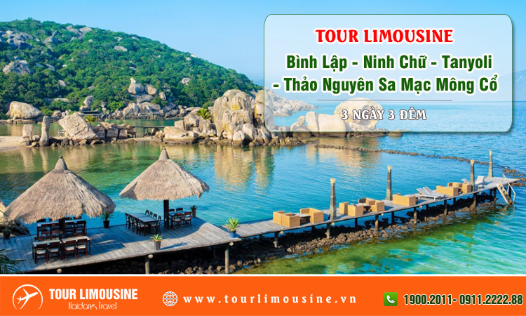 Tour Limousine Bình Lập Ninh Chữ Tanyoli Thảo Nguyên Sa Mạc Mông Cổ 3 ngày 3 đêm