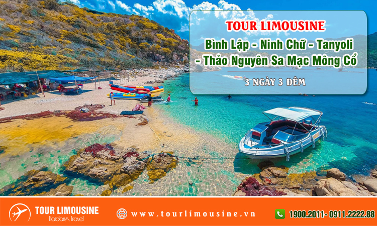 Tour Limousine Bình Lập Ninh Chữ Tanyoli Thảo Nguyên Sa Mạc Mông Cổ 3 ngày 3 đêm