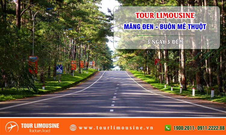 Tour Limousine Măng Đen Buôn Mê Thuột 3 ngày 3 đêm